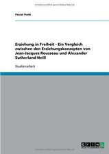 Erziehung in Freiheit - Ein Vergleich zwischen den Erziehungskonzepten von Jean-Jacques Rousseau und Alexander Sutherland Neill