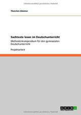 Sachtexte lesen im Deutschunterricht