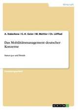 Das Mobilitätsmanagement deutscher Konzerne