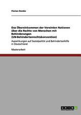 Das Übereinkommen der Vereinten Nationen über die Rechte von Menschen mit Behinderungen (UN-Behindertenrechtskonvention)