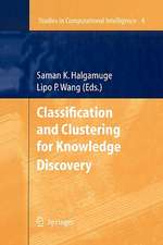 Classification and Clustering for Knowledge Discovery