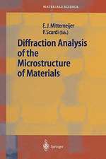 Diffraction Analysis of the Microstructure of Materials