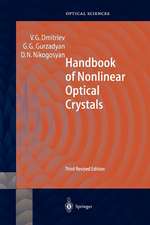 Handbook of Nonlinear Optical Crystals