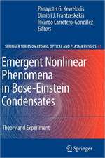 Emergent Nonlinear Phenomena in Bose-Einstein Condensates: Theory and Experiment