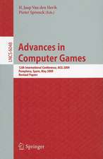 Advances in Computer Games: 12th International Conference, ACG 2009, Pamplona, Spain, May 11-13, 2009, Revised Papers