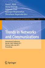 Trends in Network and Communications: International Conferences, NeCOM 2011, WeST 2011, and WiMON 2011, Chennai, India, July 15-17, 2011, Proceedings