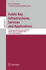 Public Key Infrastructures, Services and Applications: 7th European Workshop, EuroPKI 2010, Athens, Greece, September 23-24, 2010. Revised Selected Papers