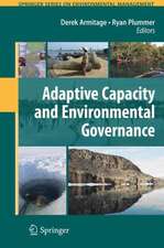 Adaptive Capacity and Environmental Governance