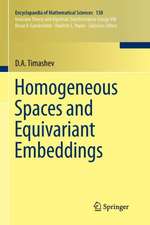 Homogeneous Spaces and Equivariant Embeddings