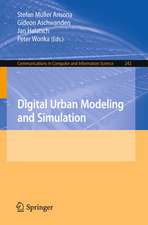 Digital Urban Modeling and Simulation