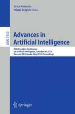 Advances in Artificial Intelligence: 25th Canadian Conference on Artificial Intelligence, Canadian AI 2012, Toronto, ON, Canada, May 28-30, 2012, Proceedings