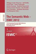 The Semantic Web -- ISWC 2012: 11th International Semantic Web Conference, Boston, MA, USA, November 11-15, 2012, Proceedings, Part II