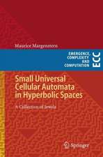 Small Universal Cellular Automata in Hyperbolic Spaces: A Collection of Jewels