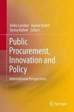 Public Procurement, Innovation and Policy: International Perspectives