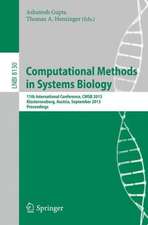 Computational Methods in Systems Biology: 11th International Conference, CMSB 2013, Klosterneuburg, Austria, September 22-24, 2013, Proceedings