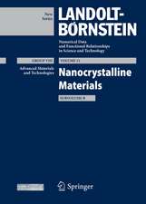 Nanocrystalline Materials: Subvolume B