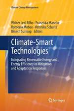 Climate-Smart Technologies: Integrating Renewable Energy and Energy Efficiency in Mitigation and Adaptation Responses