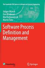 Software Process Definition and Management