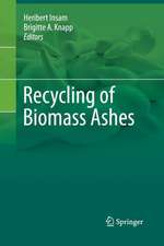 Recycling of Biomass Ashes