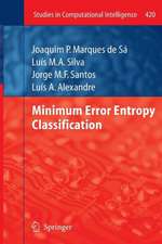 Minimum Error Entropy Classification