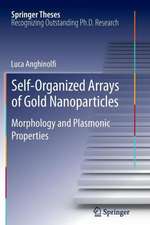 Self-Organized Arrays of Gold Nanoparticles: Morphology and Plasmonic Properties