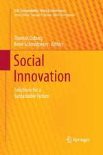 Social Innovation: Solutions for a Sustainable Future