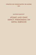 Atomic and Ionic Impact Phenomena on Metal Surfaces