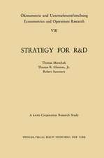 Strategy for R&D: Studies in the Microeconomics of Development