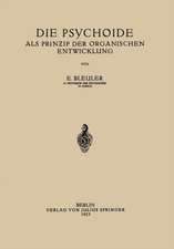 Die Psychoide: Als Prin?ip der Organischen Entwicklung