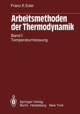 Arbeitsmethoden der Thermodynamik: Band 1: Temperaturmessung