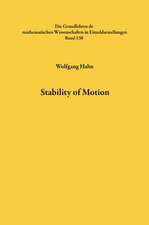 Stability of Motion