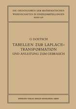 Tabellen zur Laplace-Transformation und Anleitung zum Gebrauch