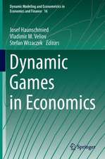 Dynamic Games in Economics