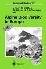 Alpine Biodiversity in Europe