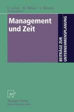 Management und Zeit