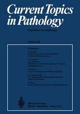 Current Topics in Pathology / Ergebnisse der Pathologie