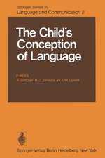 The Child’s Conception of Language