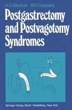 Postgastrectomy and Postvagotomy Syndromes