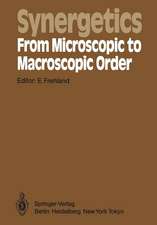 Synergetics — From Microscopic to Macroscopic Order: Proceedings of the International Symposium on Synergetics at Berlin, July 4–8, 1983