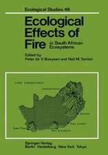 Ecological Effects of Fire in South African Ecosystems