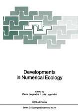 Developments in Numerical Ecology