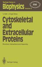 Cytoskeletal and Extracellular Proteins: Structure, Interactions and Assembly The 2nd International EBSA Symposium