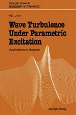 Wave Turbulence Under Parametric Excitation: Applications to Magnets