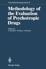 Methodology of the Evaluation of Psychotropic Drugs