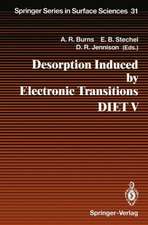 Desorption Induced by Electronic Transitions DIET V