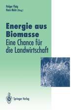 Energie aus Biomasse: — eine Chance für die Landwirtschaft