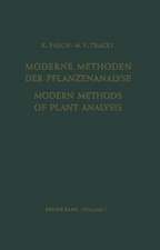 Modern Methods of Plant Analysis/Moderne Methoden der Pflanzenanalyse