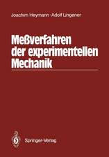 Meßverfahren der experimentellen Mechanik