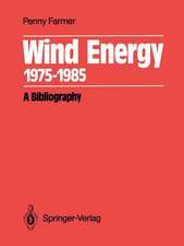 Wind Energy 1975–1985: A Bibliography