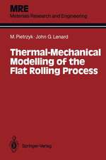 Thermal-Mechanical Modelling of the Flat Rolling Process